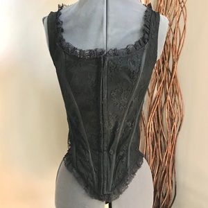 💵5 FOR $25💵 NYC Eternal Lace Bustier Black Top